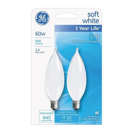 CURRENT Ge 2Pk 60W Fros Bt Bulb 66108